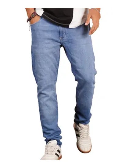 Buy Jeans pants with soft and comfortable material - Blue in Egypt