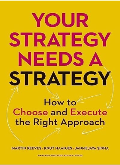 اشتري Your Strategy Needs A Strategy How To Choose And Execute The Right Approach by Martin Reeves Hardcover في الامارات