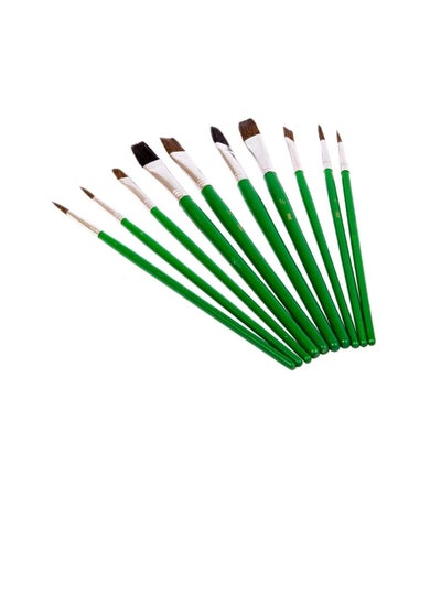 Buy Uken Artist Brush - U39286, Set of 10 Piece in UAE