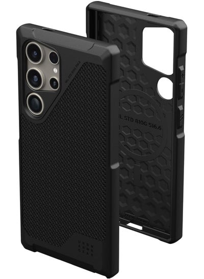 اشتري UAG Metropolis LT Pro [MagSafe] Samsung Galaxy S24 ULTRA Case Cover [18 Feet Drop Tested] - Kevlar Black في الامارات