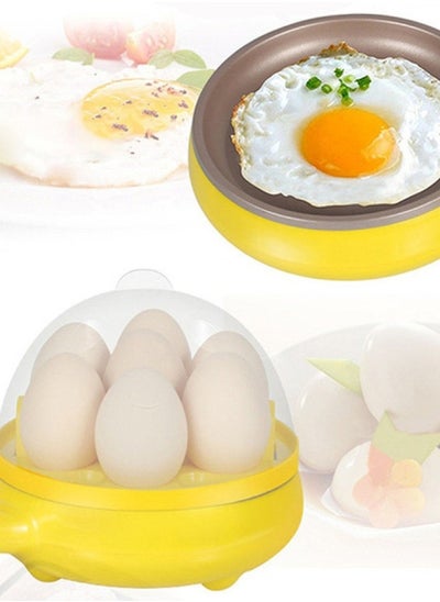 Buy Electric Egg Boiler & Cooker – Compact Design with Stainless Steel Plate for Quick Boiling, Grilling, and More in UAE