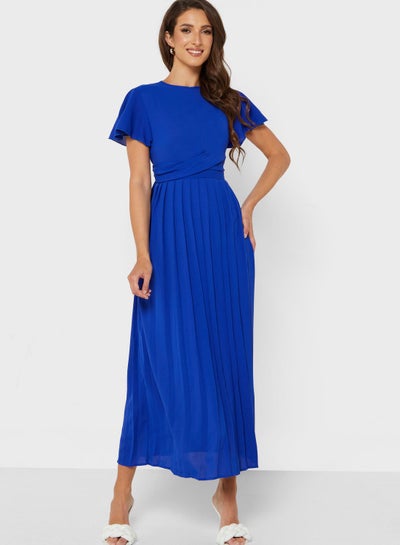 Buy Ruffled Solid Dress in UAE