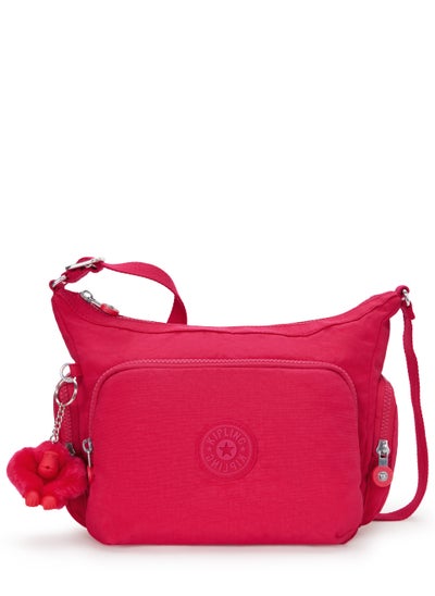 Buy KIPLING Gabb S Medium Crossbody Bag with Adjustable Straps Confetti Pink-I4493T73 in UAE