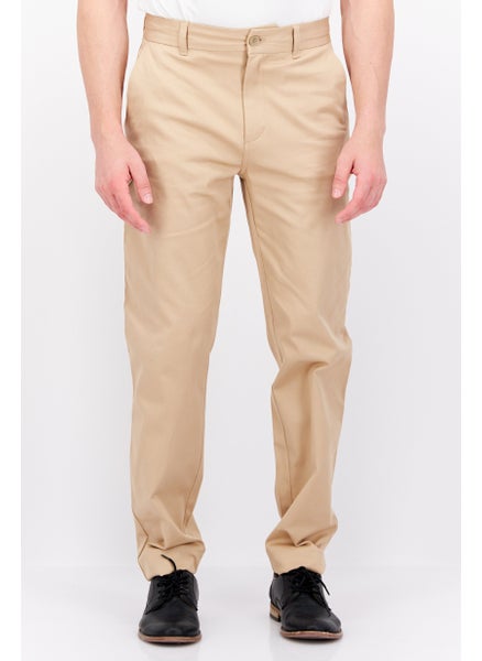 Buy Men Regular Fit Golf Pants, Khaki in UAE