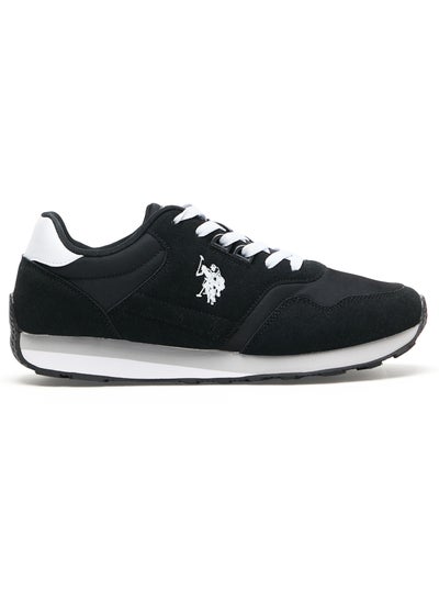 Buy Men's Black Sneakers - Classic Design with White Accents, Comfortable Casual Shoes for Everyday Style in UAE