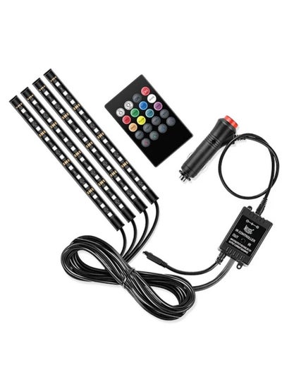 اشتري Car LED RGB Atmosphere Strip Car Interior Ambient Light في مصر