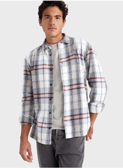 Buy Checked Regular Fit Shirt in Saudi Arabia