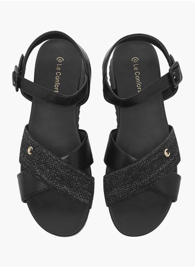 اشتري FlyknCross Strap Sandals with Buckle Closure في الامارات