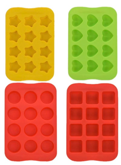 اشتري Goolsky 4-Piece Chocolate molds with different shapes, ice block molds في الامارات