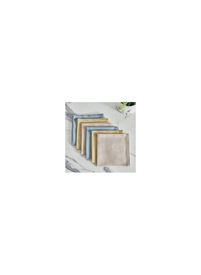 Buy Alivia 6-Piece Recycled Wash Cloth Set 30 x 30 cm in Saudi Arabia