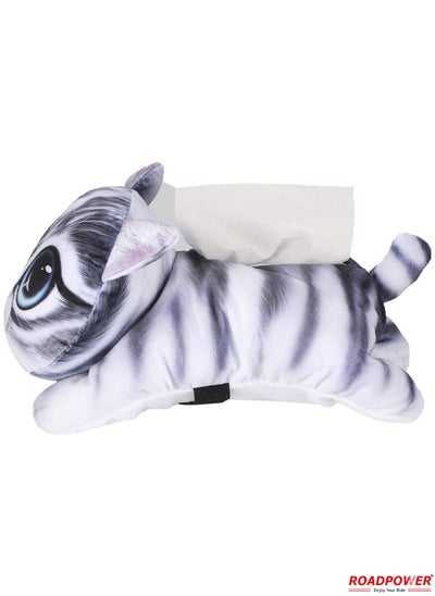 اشتري Car Tissue Box Cute Cartoon Soft Plush Napkin Tissue Paper Holder Portable Paper Package Case Car Seat Tissue Box Car Styling Accessories في الامارات