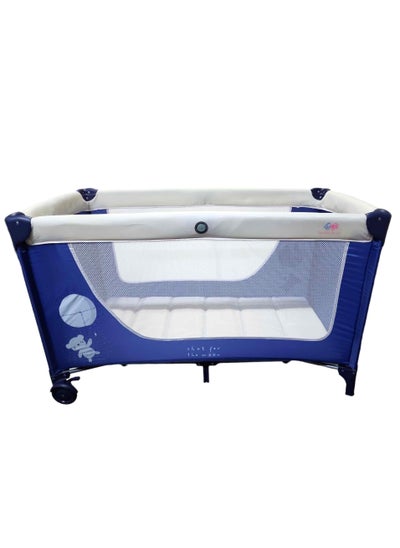 Buy Baby Playpen Portable Foldable Bed Locked and Carrying Bag in Saudi Arabia