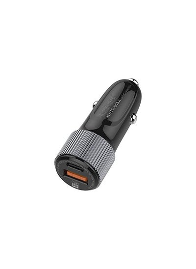 اشتري Ldnio C510Q Fast Car Charger With USB A To Micro Cable 36 Watt - Black في مصر