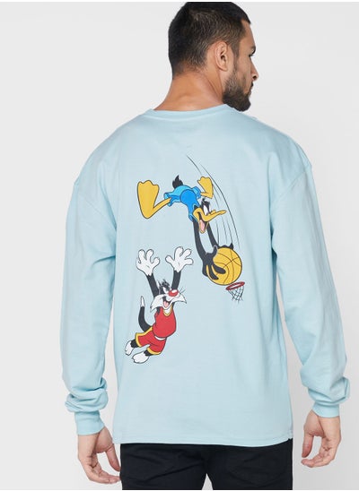 Buy Looney Tunes Drop Shoulder Sweatshirt in UAE