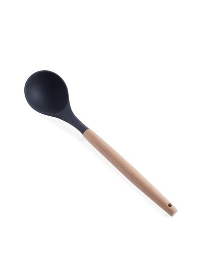 Buy Kiro Silicone Soup Ladle 30.5X6.8cm - Grey in UAE