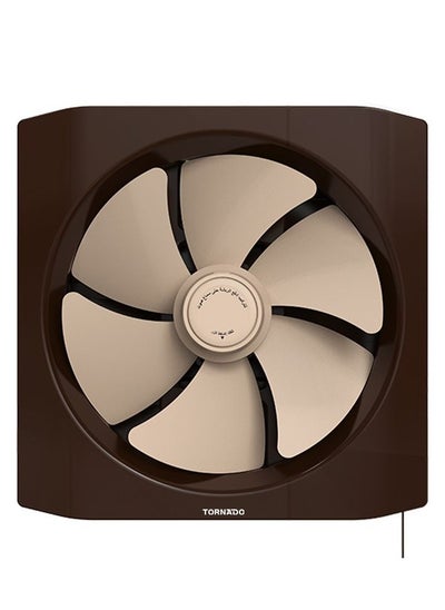 Buy TORNADO Kitchen Ventilating Fan 25 cm, Creamy x Brown TVH-25CN in Egypt