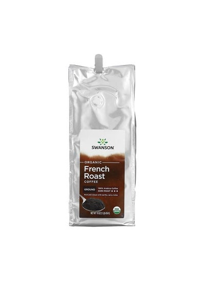 اشتري Organic French Roast Coffee, Ground, Dark Roast, 16 oz (454 g) في الامارات