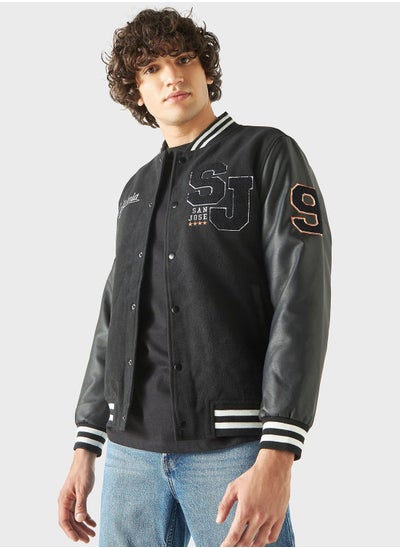 Buy Embroidered Bomber Jacket in Saudi Arabia