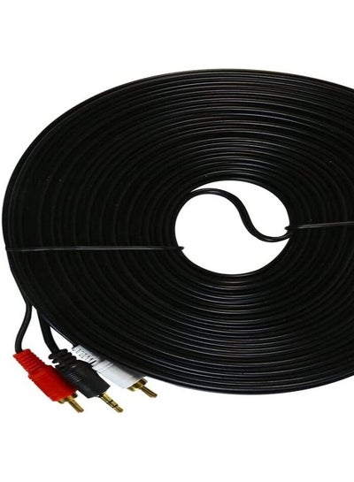Buy Cable audio 2x1 20M Black in Egypt