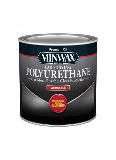 اشتري 1/2 pt Minwax 23000 Clear Fast-Drying Oil-Based Polyurethane, Gloss في الامارات