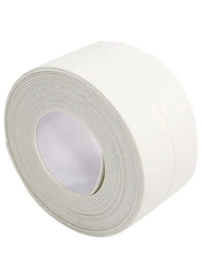 Buy Sealing Tape, Self Adhesive, Multi-Purpose Kitchen Bathroom Corner Recessed Waterproof Sealing Tape White 3.2M in Saudi Arabia