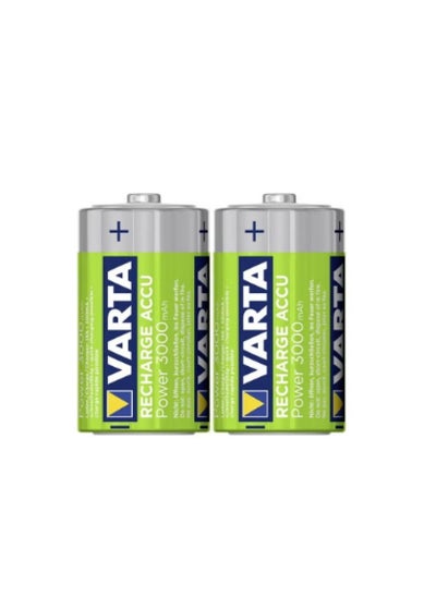 Buy Rechargeable battery Varta C, 3000 mAh 2 pc/pack in Egypt