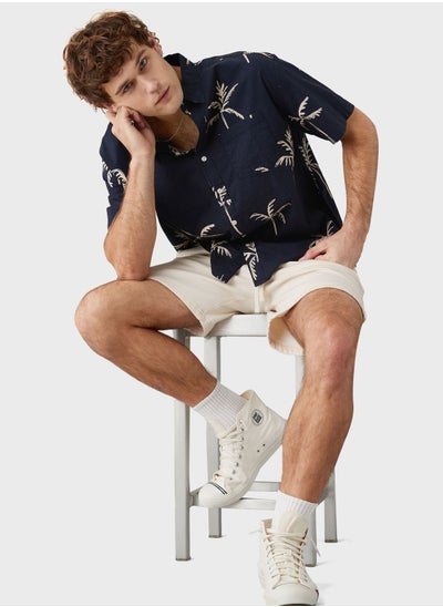 اشتري Relax Fit Printed Shirt في السعودية