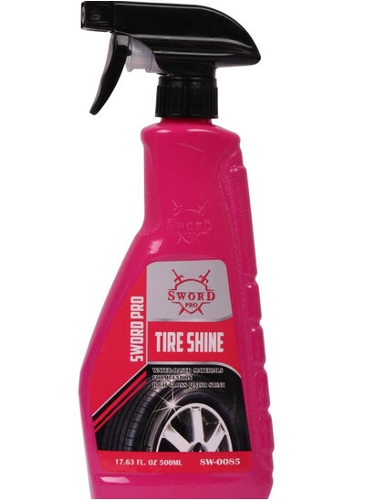 Buy Professional Tire Shine, Powerful Formula For Dissolving Stubborn Dirt And Brake Dust, 500 ml. in Saudi Arabia