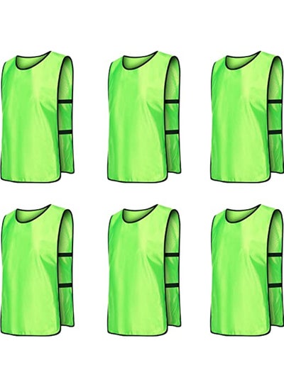 Buy 6 Pack Scrimmage Vests/Sport Pinnies/Soccer Bibs for Kid in UAE