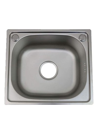 Buy Stainless Kitchen Sink (2-piece Mixer Hole 43.5 * 48.5 No Drain) in Egypt