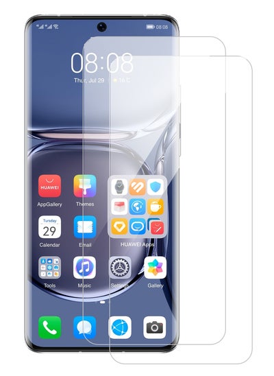 Buy Pack of 2 Tempered Glass Screen Protector For HUAWEI P30 LITE CLEAR in UAE