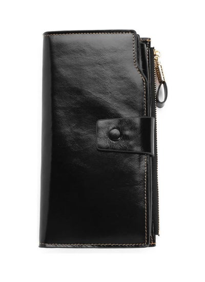 اشتري Antimagnetic Leather Purse Black في الامارات