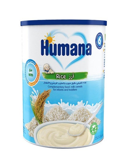 Buy Baby Complementary Food With Rice And Milk With Cereals For 6 Months Baby - 400 Gm in Saudi Arabia