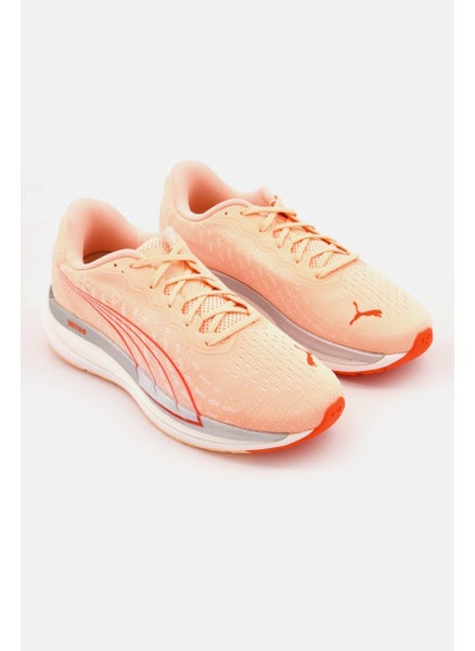 Buy Women Magnify Nitro Lace Up Sport Shoes, Orange in Saudi Arabia