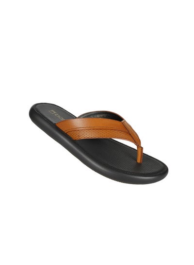 Buy 008-3421 Barjeel Uno Men Casual Sandals 00209 Light Brown in UAE