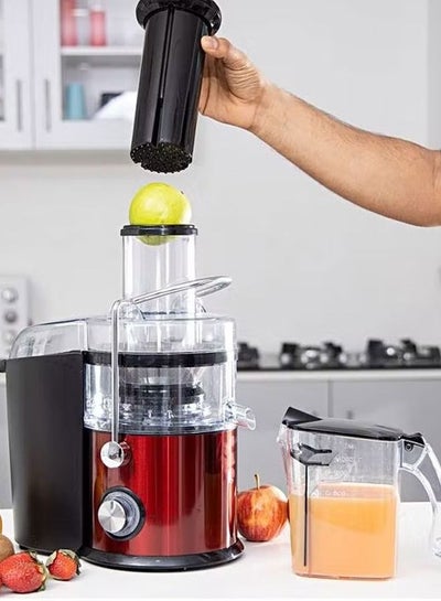 Buy Powerful juicer in stainless steel construction with extra large 2.2 liter pulp container 800 watts in Saudi Arabia