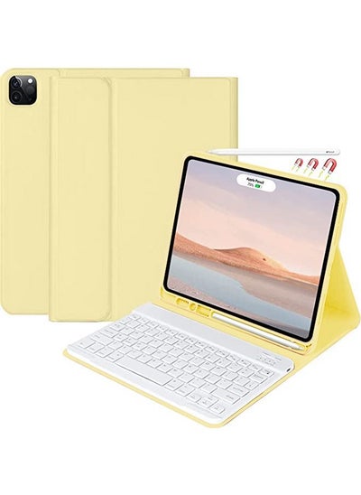 Buy IPad Pro 12.9 inch 2018-2022 Protector Cover Case with Office Experience Outdoor Travel Keyboard, Keyboard (for 12.9-inch iPad Pro - 6th Generation, 5th/4th/3rd Generation) - Wireless Detachable in Saudi Arabia