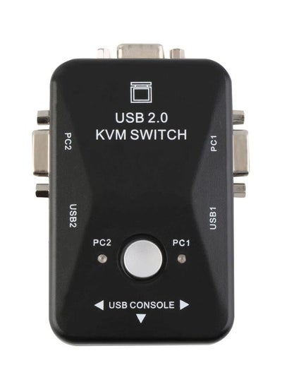 اشتري 2 Ports USB 2.0 VGA/SVGA KVM Switch Box Black في السعودية