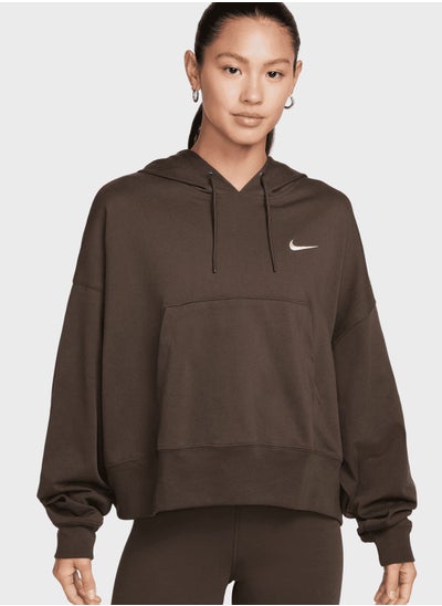 Buy Oversized Jersey Pullover Hoodie in UAE