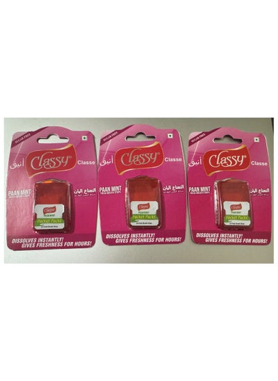 Buy Classy Fresh Breath Strips Paan (pack of 3) in UAE