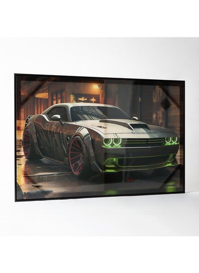 Buy Ersel Lamborghini Framed Picture with High Gloss Surface 60 x 90 x 2.8 cm in Saudi Arabia