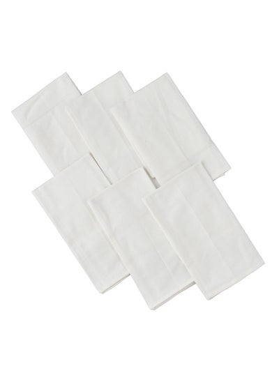 Buy Kitchen Table Napkin Set of 6- Cotton Fabric, 40x40 cm in UAE