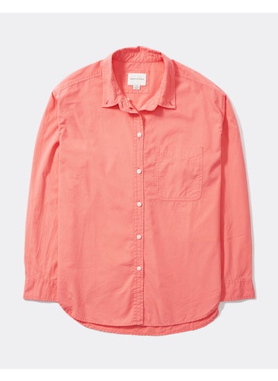 Buy AE Oversized Oxford Button-Up Shirt in Saudi Arabia