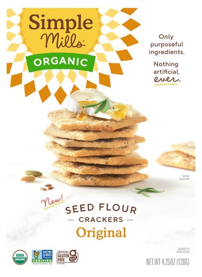 اشتري Organic Seed Flour Crackers Original 4.25 oz (120 g) في الامارات