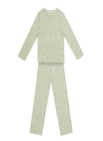 Buy Greentreat Boys Bamboo Loungewear Set in Saudi Arabia