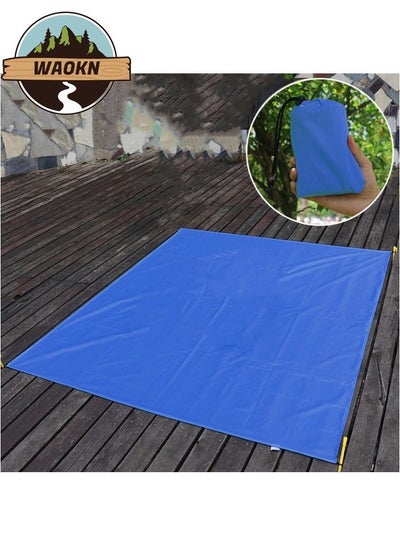 Buy Ultra-Light Portable Pocket Picnic Mat Outdoor Waterproof Mat Extra-Large Camping Beach Grass Mat in Saudi Arabia