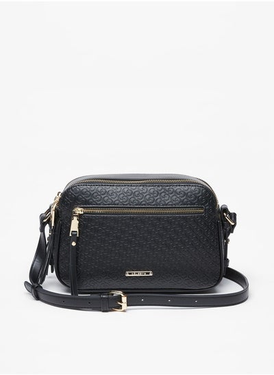 اشتري Women's Monogram Embossed Crossbody Bag with Adjustable Strap في الامارات