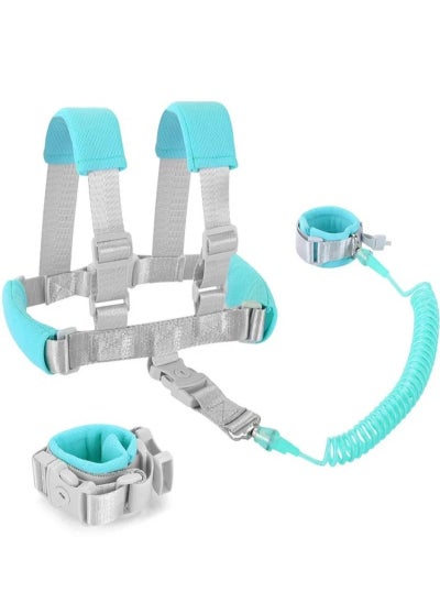 Buy Anti Lost Toddler Leash with Backpack Harness Wrist Link for Child Safety Wristband Leash Keep Your Runner Close and Safe in Crowd Public Events Metal Connectors & Rotate 360 Degrees in UAE