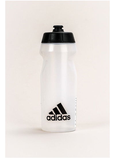 اشتري Adidas Water Bottle Clear & Black Logo Gym Sports FM9932 Brand New في مصر