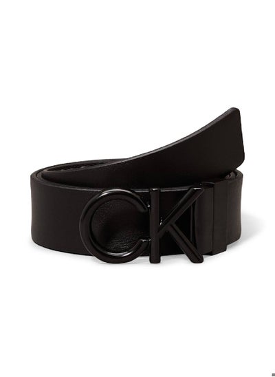 Buy Men's Reversible Logo Belt - Polyester, Black in Saudi Arabia